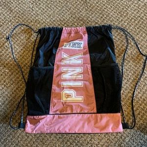 Victoria’s Secret pink drawstring cinch bag